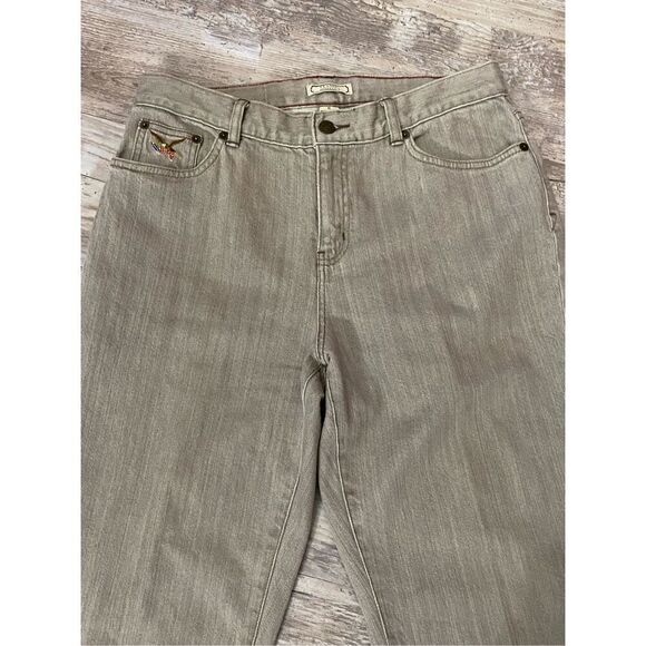 American Living Classic Bootcut Jeans Beige Brown Women’s Sz 6 - Picture 3 of 7